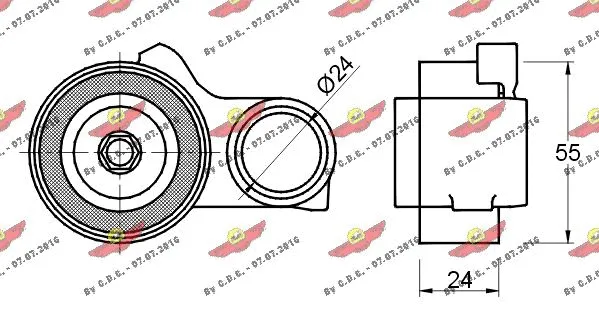 Tensioner Pulley, timing belt