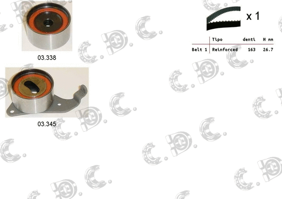 Timing Belt Kit (04.5177)