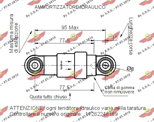 Vibration Damper, V-ribbed belt