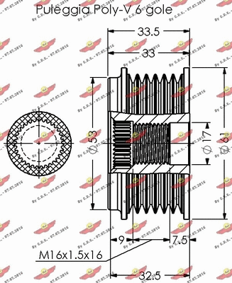 Alternator Freewheel Clutch