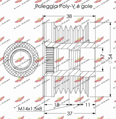 Alternator Freewheel Clutch