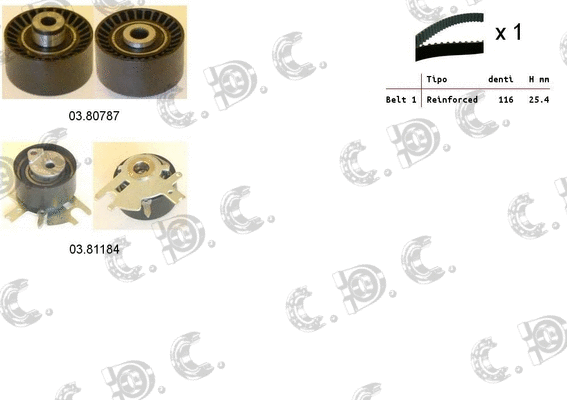 Timing Belt Kit (04.5276)