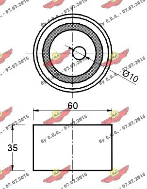 Tensioner Pulley, timing belt