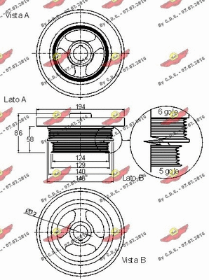 Belt Pulley, crankshaft