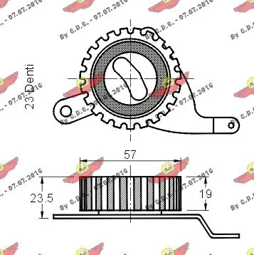 Tensioner Pulley, timing belt