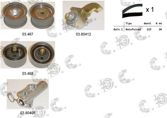 Timing Belt Kit (04.5240)