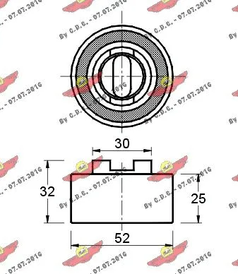 Tensioner Pulley, timing belt