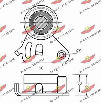 Tensioner Pulley, timing belt