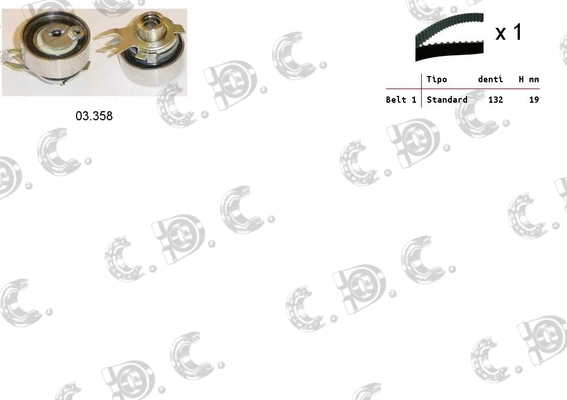 Timing Belt Kit (04.5090)