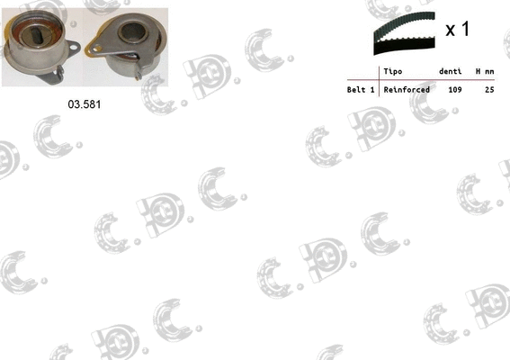 Timing Belt Kit (04.5436)