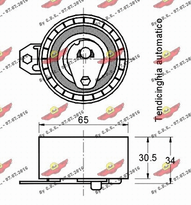 Tensioner Pulley, timing belt