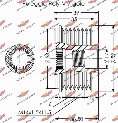 Alternator Freewheel Clutch
