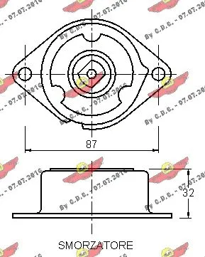 Belt Tensioner, V-ribbed belt
