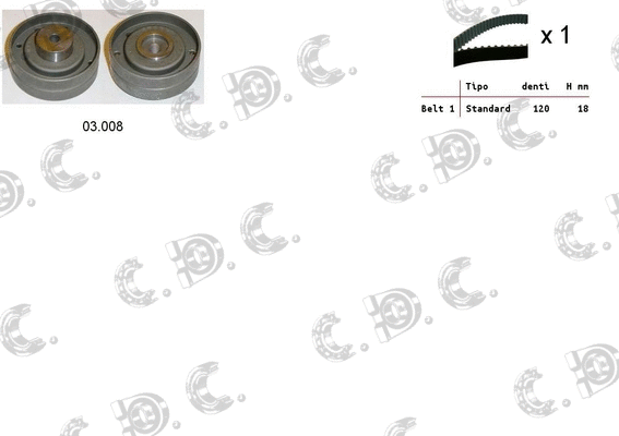 Timing Belt Kit (04.5152)