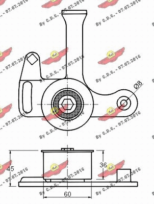 Tensioner Pulley, timing belt