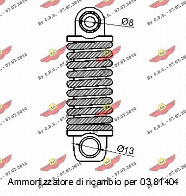 Vibration Damper, V-ribbed belt