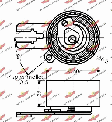 Tensioner Pulley, timing belt