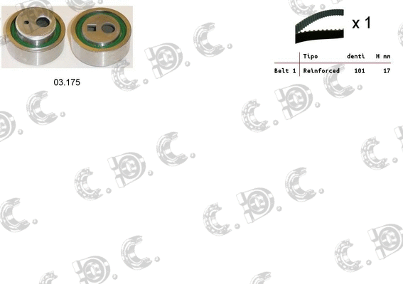 Timing Belt Kit (04.5309)