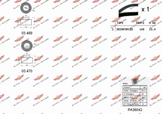 Water Pump & Timing Belt Kit