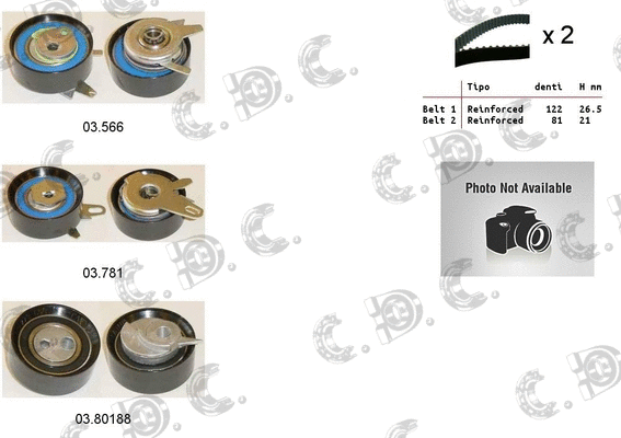 Timing Belt Kit (04.5364)