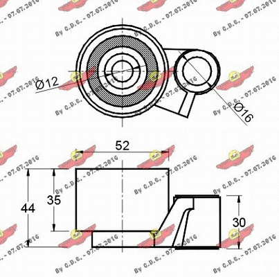 Tensioner Pulley, timing belt
