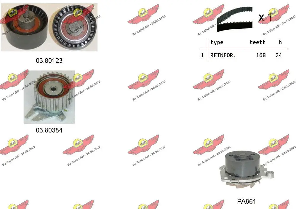 Water Pump & Timing Belt Kit (04.5136PA)