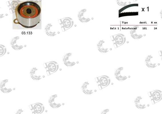 Timing Belt Kit (04.5166)