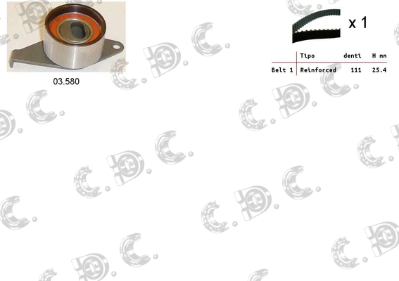 Timing Belt Kit (04.5378)
