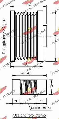 Alternator Freewheel Clutch