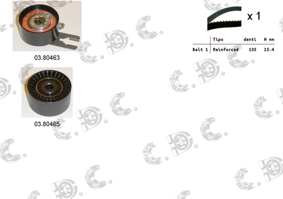 Timing Belt Kit (04.5113)
