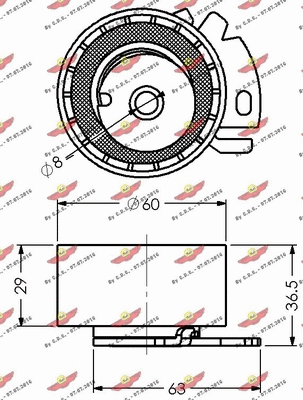 Tensioner Pulley, timing belt
