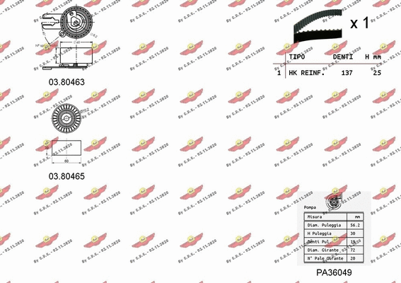 Water Pump & Timing Belt Kit