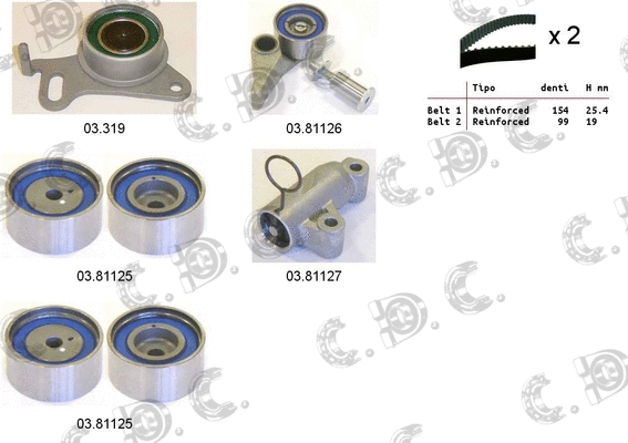 Timing Belt Kit (04.5280)