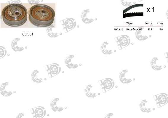 Timing Belt Kit (04.5215)