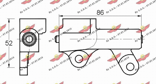 Vibration Damper, timing belt
