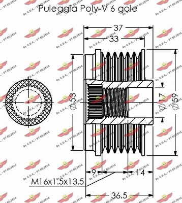 Alternator Freewheel Clutch