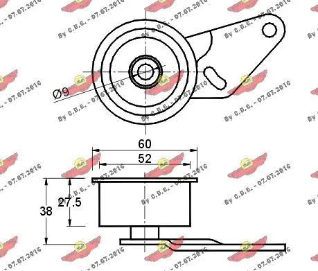 Tensioner Pulley, timing belt