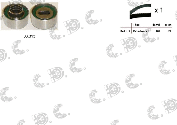 Timing Belt Kit (04.5181)