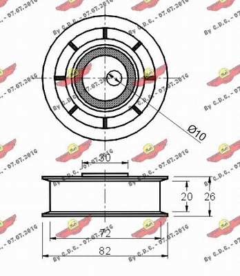 Tensioner Pulley, timing belt