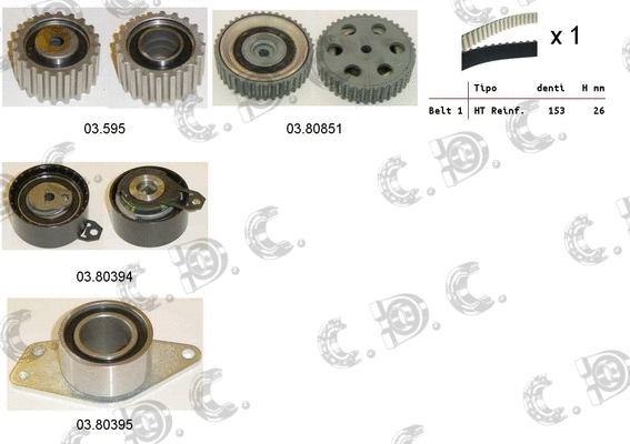 Timing Belt Kit (04.5225)