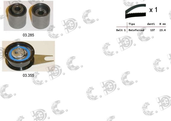 Timing Belt Kit (04.5221)