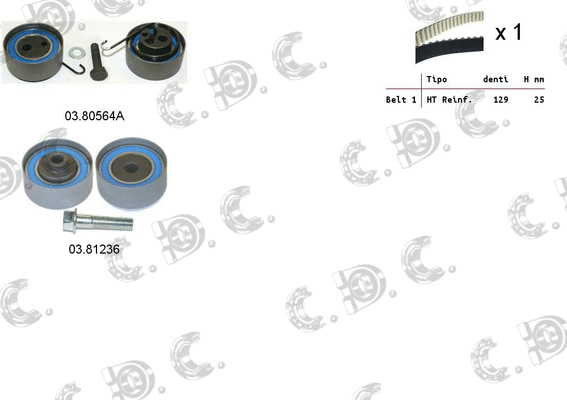 Timing Belt Kit (04.5115)