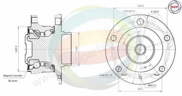 Wheel Bearing Kit (70-150031)
