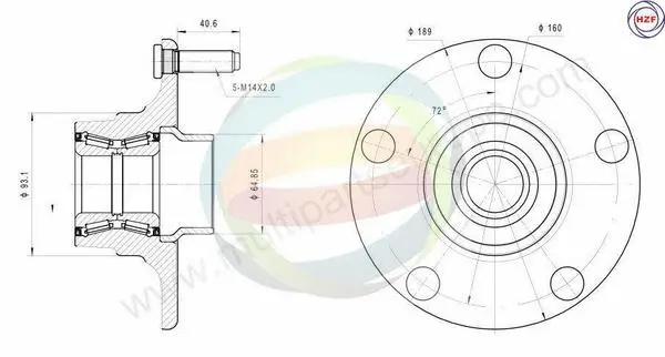 Wheel Bearing Kit (70-010044)