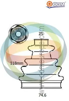 Bellow Kit, drive shaft (21-990408)