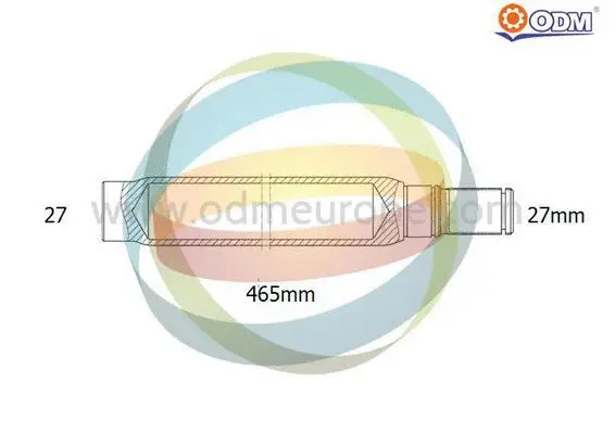Stub Axle, differential (16-230040)