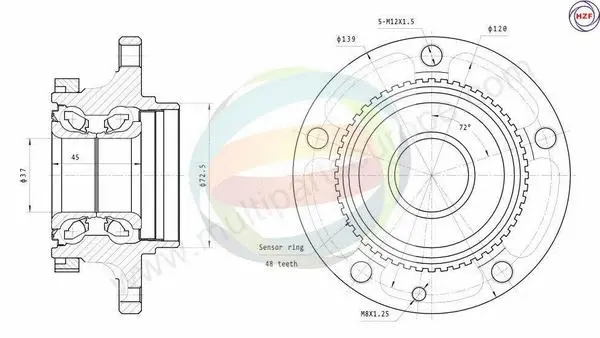 Wheel Bearing Kit (70-340008)