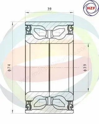 Wheel Bearing Kit (70-000019)