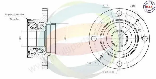Wheel Bearing Kit (70-160055)