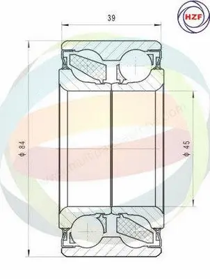 Wheel Bearing Kit (70-080040)